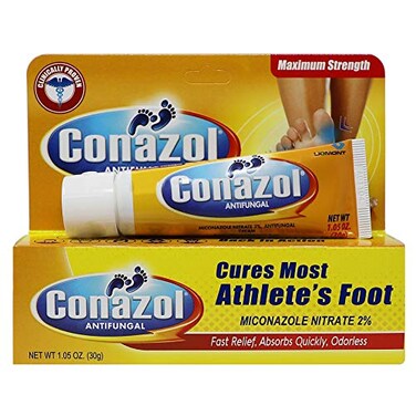 Maximum Strength, Athlete's Foot, Helps Relieve Itching, Burning, Cracking Feet, 1.05 Oz, Tube.
