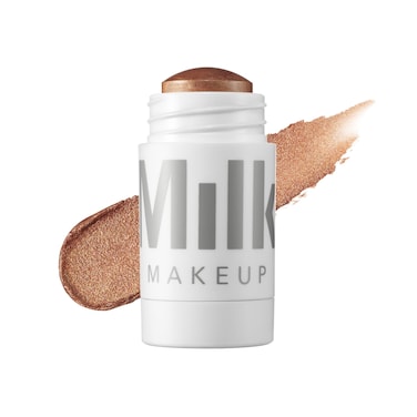 Milk Makeup Highlighter, Spark (Golden Copper) - 0.21 oz - Dewy Cream Highlighter Stick - Blendable &amp; Buildable - 1,000 Swipes in Every Stick - All Skin Types - Vegan, Talc Free &amp; Cruelty Free