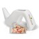 Natural Solution Ceramic Neti Pot, Congestion Relief Filled with 100% Natural Pink Himalayan Salt, Refillable for Breathing Difficulties &amp; Allergy Relief