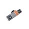 Thread Wallets Elastic Lip Balm and Gloss Holder Keychain (Sanders)