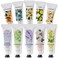 Green Canyon Spa 10 Pack Hand Cream Easter Basket Stuffers Hand Lotion with Shea Butter Vitamin E for Work Mini Travel Size Moisturizer Gift Set for Women