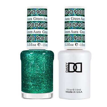 DND Gel Polish Set - 1 each of Glitter Gel Polish and Glitter Nail Polish, 0.5 Fl Oz