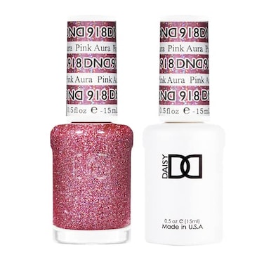DND Gel Polish Set - 1 each of Glitter Gel Polish and Glitter Nail Polish, 0.5 Fl Oz