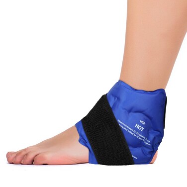 Fittest Pro Ankle Ice Pack Wrap for Swelling FSA or HSA Eligible, Ice Pack for Ankle Injuires Reusable Cold Pack Wrap Hot Cold Therapy Ankle Ice Wrap for Sprained Ankles, Achilles Tendonitis Ankle