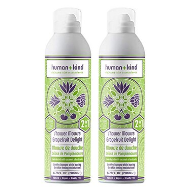 Human+Kind Shower Mousse Bodywash - Grapefruit Delight Unisex 6.76 oz - Pack of 2