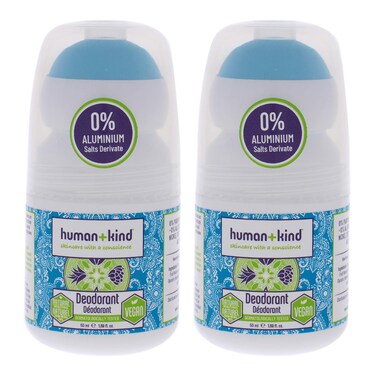 Human+Kind Vegan Deodorant Unisex 1.69 oz - Pack of 2
