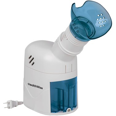 HealthWise Steam Inhaler Respiratory Vapor Therapy   Sinus Pressure, Congestion, Colds &amp; Cough Relief   Facial Steamer, Steam Inhaler, FSA Eligible, Vaporizer or Vocal Steamer   Mask for Cleansing