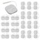 ChoiceMMed Universal TENS Unit Gel Replacement Electrode Pads for Electronic Pulse Stimulators with Advanced Latex-Free Technology for Electrotherapy (40 Units)