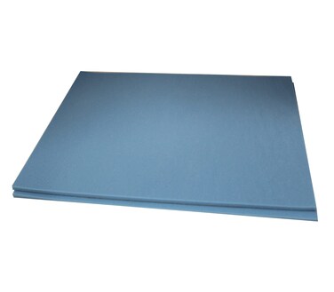 Rehabilitation Advantage Blue Memory Foam Padding, Self Adhesive, 24'' x 16'' x 3/8'', Set of 2