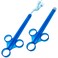 Cleanstream XL Lubricant Launcher, 1-Hand Use, Smooth Tube for Easy Insertion, Syringe, Toy Friendly, Cap Included, Unscented, Blue, 2 Count