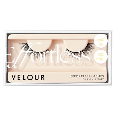 Velour Effortless Lashes, Natural Looking False Eyelashes, Fluffy &amp; Lightweight No Trim Eyelashes, Reusable Fake Lashes For All Eye Shapes, Vegan &amp; Cruelty-Free, Lash Glue not Included (Mini Me)