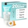 Eco Botanics Travel-Size Hotel Body Wash Soap, 0.85 oz. (Case of 20)
