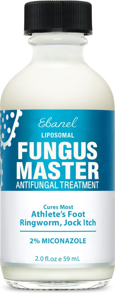Ebanel Athlete's Foot Fungus Treatment Extra Strength, Antifungal Cream with Miconazole, Undecylenic Acid, Tea Tree Oil, Treats Skin Fungi Leading to Toenail Fungus, Promotes Healthy New Nail Growth