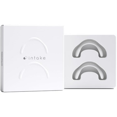 Intake Breathing Extra Intake Bands (Pack of 2), Large (L1), Matte White. (Tabs NOT Included)