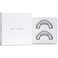 Intake Breathing Extra Intake Bands (Pack of 2), Large (L1), Matte White. (Tabs NOT Included)