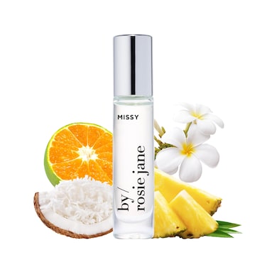 By Rosie Jane Fragrance Oil (Missy) - Clean Fragrance for Women - Notes of Coconut, Green Mandarin, Pineapple and Frangapani - Paraben-Free, Vegan, Cruelty-Free, Phthalate-Free (7ml)