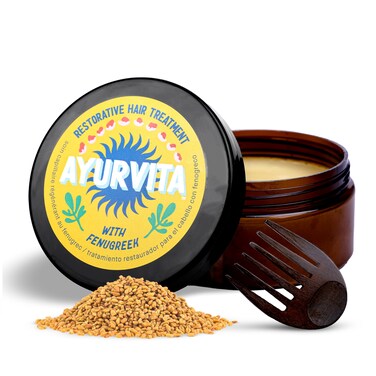 Hair Treatment - Fenugreek Restorative Deep Conditioning Mask for Men &amp; Women - Nourishing, Hydrating &amp; Moisturizing - Best Hair Growth &amp; Ayurvedic Hair Care for Dry &amp; Damaged Hair - 6.7 oz