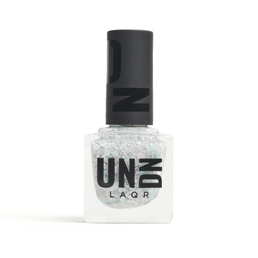 UN/DN Vegan Nail Polish - 0203 Splatter - Pastel Pink and Blue Paint Splatter Nail Polish - Long Lasting, Cruelty Free Fingernail Polish - 0.5 oz