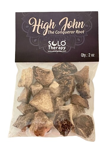 Solo Therapy High John The Conqueror Root, 2 oz, Ipomoea Jalapa, High John Root, for Spells, Magick, Charms, Drawing Luck, Financial Success, Increasing Love, Luck and Justice
