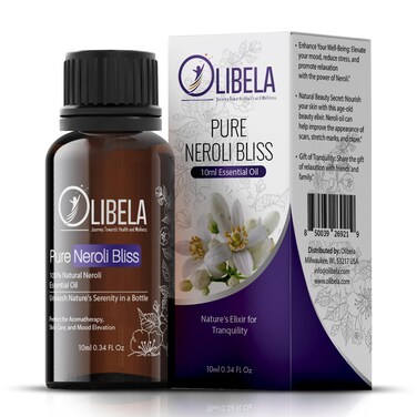 Pure Neroli Bliss - 100% Natural Neroli Essential Oil For Diffusers - Citrus Orange Tree Fragrance, Sweet Floral Scent For Your Skin, Aromatherapy, Soap, Candle Making, Bath &amp; Diffuser   10 ml