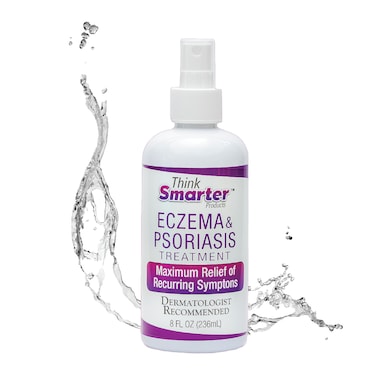Eczema &amp; Psoriasis Therapy with Hypochlorous Acid, All-Natural, Hypoallergenic, Itch Relief, No Sting, Safe for Adults, Kids and Seniors, 8fl oz (236 mL) Clear Spray
