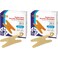 Flexible Fabric Bandages - Flex Fabric Adhesive Bandages Knuckle Bandages for Finger Care and to Protect Wounds from Infection - (200 Count)