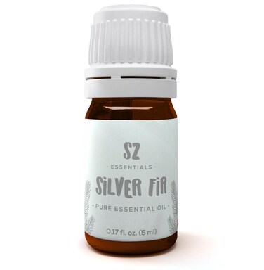 Silver Fir Essential Oil - Delightful! 100% Pure and Natural Undiluted Oil, Therapeutic Grade &amp; Vegan, Extracted from Abies Alba Fresh &amp; Woody with Earthy Overtones - 0.17oz (5ml)