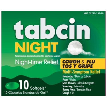 Nighttime Relief Softgels, Multi-Symptom Nighttime Relief for a Good Night's Sleep, 10 Softgels