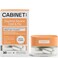 Cabinet: Non-Drowsy Cold &amp; Flu Multi-Symptom Relief for Congestion, Headache, Sore Throat, Aches, Fever (Refillable Glass Jar)