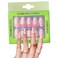 PaintLab Press-On Nails Manicure Kit, Pink Velvet, 24-Piece Set, Long-Lasting Fake Nails with Glue, File, Prep Pad &amp; Cuticle Stick