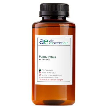 Puppy Petals Aroma Oil - Pet-Preferred Pure Essential Oil for Scent Machines &amp; Cold-Air Diffusers   Crisp Apple &amp; Zesty Lime   Floral Light &amp; Airy Musk   Safe for Pets   300mL