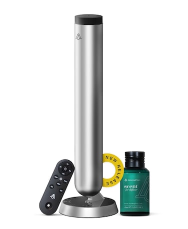 Slim Pro 2025 Waterless Tower Diffuser with Essential Oil - Diffuser for Aromatherapy Oils - No Noise, Easy Scent Adjustment &amp; Energy Saving - Wireless Pro Diffuser for Home, Office &amp; Hotel