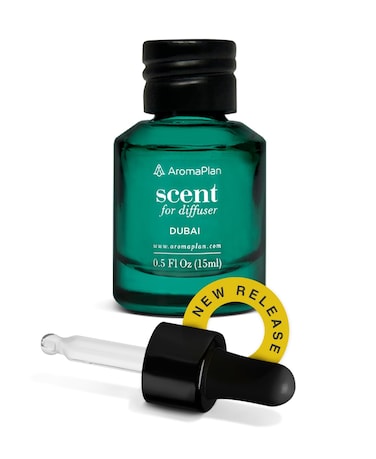 Aromaplan Hotel Scent Diffuser Oil, Dubai 15 mL, 0.5 Fl.oz- Luxury Hotel Fragrance in Dropper Bottle for Aromatherapy -Hotel Essential Oil Fragrance Scent Diffuser Oil, USA Made