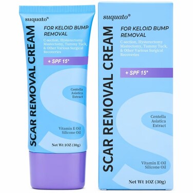 Advanced Silicone Scar Removal Cream for Keloid Bump Removal, Must have Gel for C Section, Hysterectomy, Mastectomy, Tummy Tuck, Surgical Scars, Acne Marks, Stretch Marks, Keloid Scars treatment