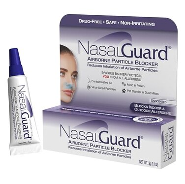 Airborne Particle Blocker Gel - Drug-Free Protection Against Pollutants and Irritants, Suitable for Daily Use, Made in USA (Unscented, 3 Gram Tube), Over 150 Applications
