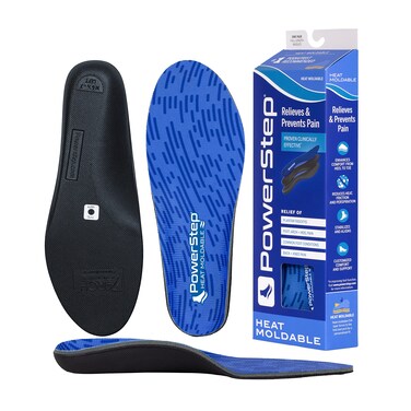 PowerStep Insoles, Custom Fit Orthotic, Molded Arch Support Insole, Exact Fit Instant Custom Orthotic for Women and Men