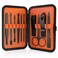 Wild Willies 10-Piece Manicure &amp; Pedicure Kit - Multifunctional Mens Grooming Kit - Includes Nail Clippers, Scissors, Tweezers, Files - Compact Travel Manicure Set for Men &amp; Women - All-in-One Case