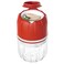 Pill Crusher and Pill Grinder, Pill Crusher for Small or Large Pills and Vitamins to Fine Powder, Pill Pulverizer Grinder, Medicine Grinder with Medicine Cup, Pill Storage (Red)