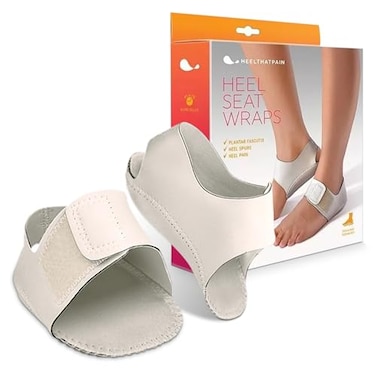 Heel That Pain Heel Seat Wraps for Plantar Fasciitis and Heel Spurs   Patented, Clinically Proven, 100% Guaranteed (Large)