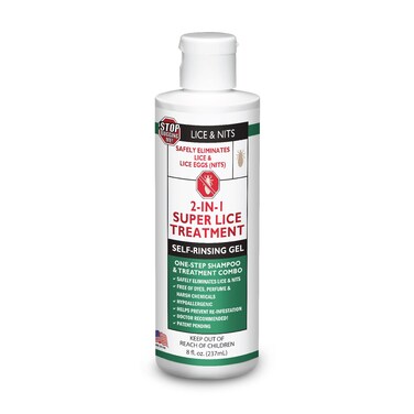Stop Bugging Me! All-Natural 2-in-1 Super Lice Treatment Gel Shampoo, 8 oz   Safely Eliminates Lice &amp; Eggs