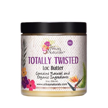 Alikay Naturals Twisted Loc Butter Natural Cocoa Butter, Vitamin E &amp; Grape Seed Oil 8 Ounce