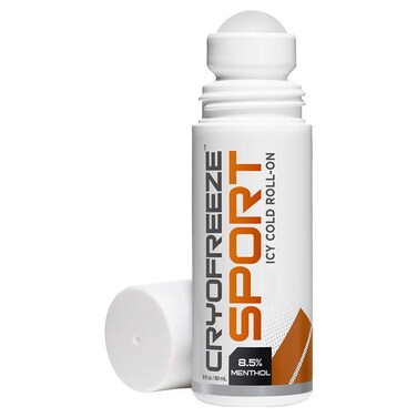 OMAX CryoFreeze Menthol Roll On, Arthritis, Back, Muscle &amp; Joint Made in USA (3 fl oz)