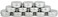 Vivaplex, 12, Aluminum, 1 oz Tin Jars with Lids