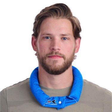 KOOLGATOR Evaporative Cooling Neck Wrap - Keep Cool in The Heat, Summer Cooling Accessories, Long Lasting, Reusable &amp; Breathable, Available in 1, 3, or 5 Pack (Water Drops, 1 Pack)