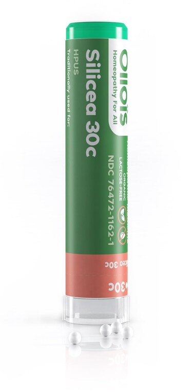 OLLOIS Silicea 30c, Organic, Lactose-Free Homeopathic Medicine, Seeping Wounds, Constipation, Fatigue 80 Pellets (Pack of 1)