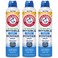 Arm &amp; Hammer Invisible Foot Powder Spray, Clear Talc-Free Foot Odor &amp; Sweat Control, Foot Spray Odor Eliminator Spray, Foot Odor Eliminator For Men &amp; Women, Foot Odor Spray, 7 Oz (3 Pack)