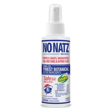 No Natz Botanical Bug Repellant, Effective for Gnat, Mosquito, and Biting Flies, Hand-Crafted and DEET-Free, Non-Greasy Formula, 4 Ounce Spray Bottle