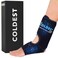 Coldest Foot Ankle Achilles Tendonitis Icing Pain Relief Ice Wrap with Cold Compression Gel Packs   Best for Achilles Tendon Injuries, Plantar Fasciitis, Heel and Sore Feet Cold Therapy