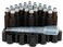 Vivaplex, 24, Frosted Amber, 10 ml Glass Roll-on Bottles with Stainless Steel Roller Balls. 3-3 ml Droppers included