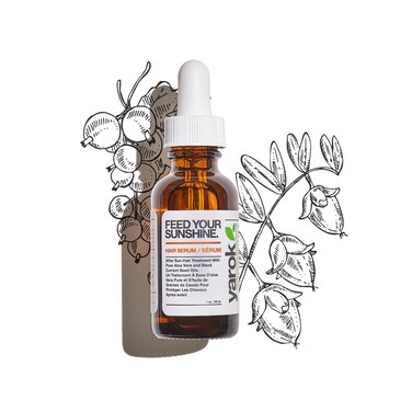 Yarok - Feed Your Sunshine Organic Sun Repair Hair Serum - Moisturize, Transform &amp; Protect - Protect Hair &amp; Scalp From Sun &amp; Pool Damage - 100% Vegan - Gluten, Sulfate, Paraben &amp; Cruelty Free - 1oz